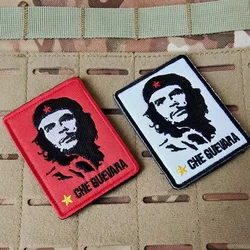 Head of Che Guevara castral Morale Badge Spiritual Leader ricamato Hook and Loop patch Tactical Armband zaino Stickers