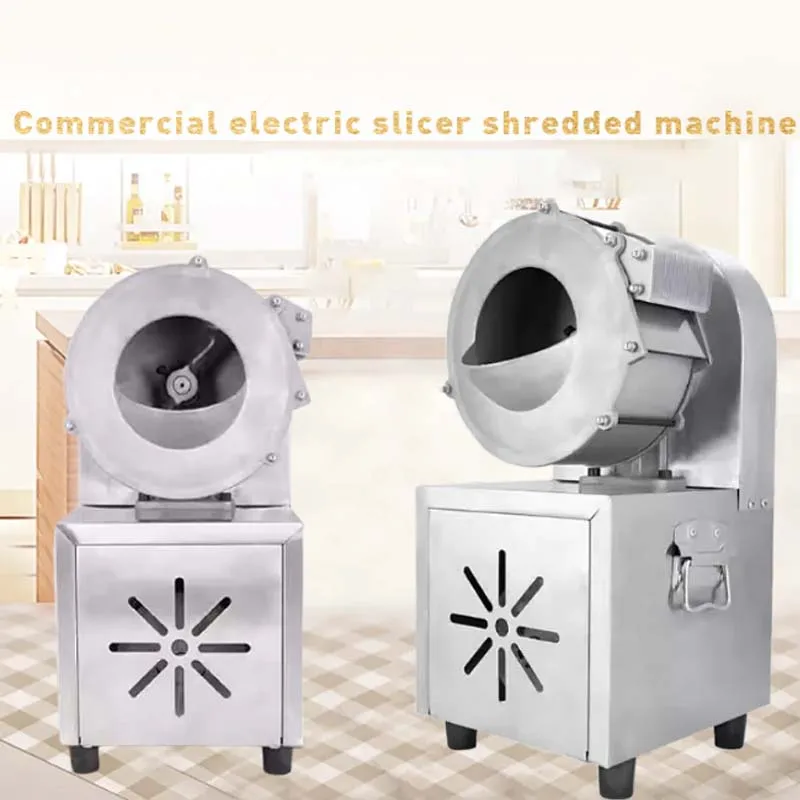 Electric Meat Slicer Machine Commercial Household Meat Grinder Automatic Fish Cutter Vegetable Cutter Fillet Shredded Slicer