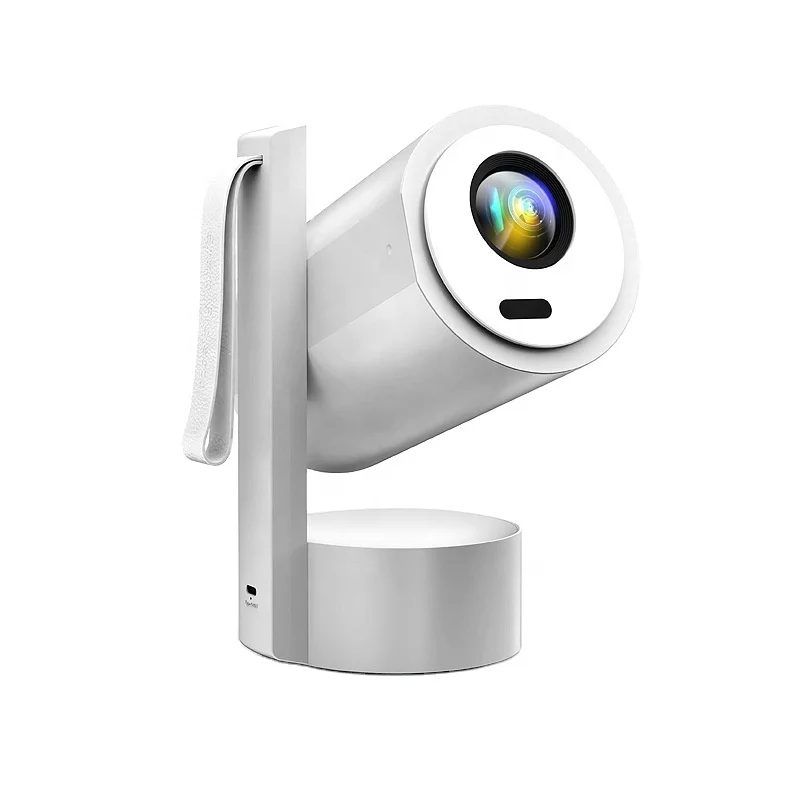 4K 1080P HD Projector Built-in Battery 15000mah Auto Electric Focus Android 13 Operating System Home Theater