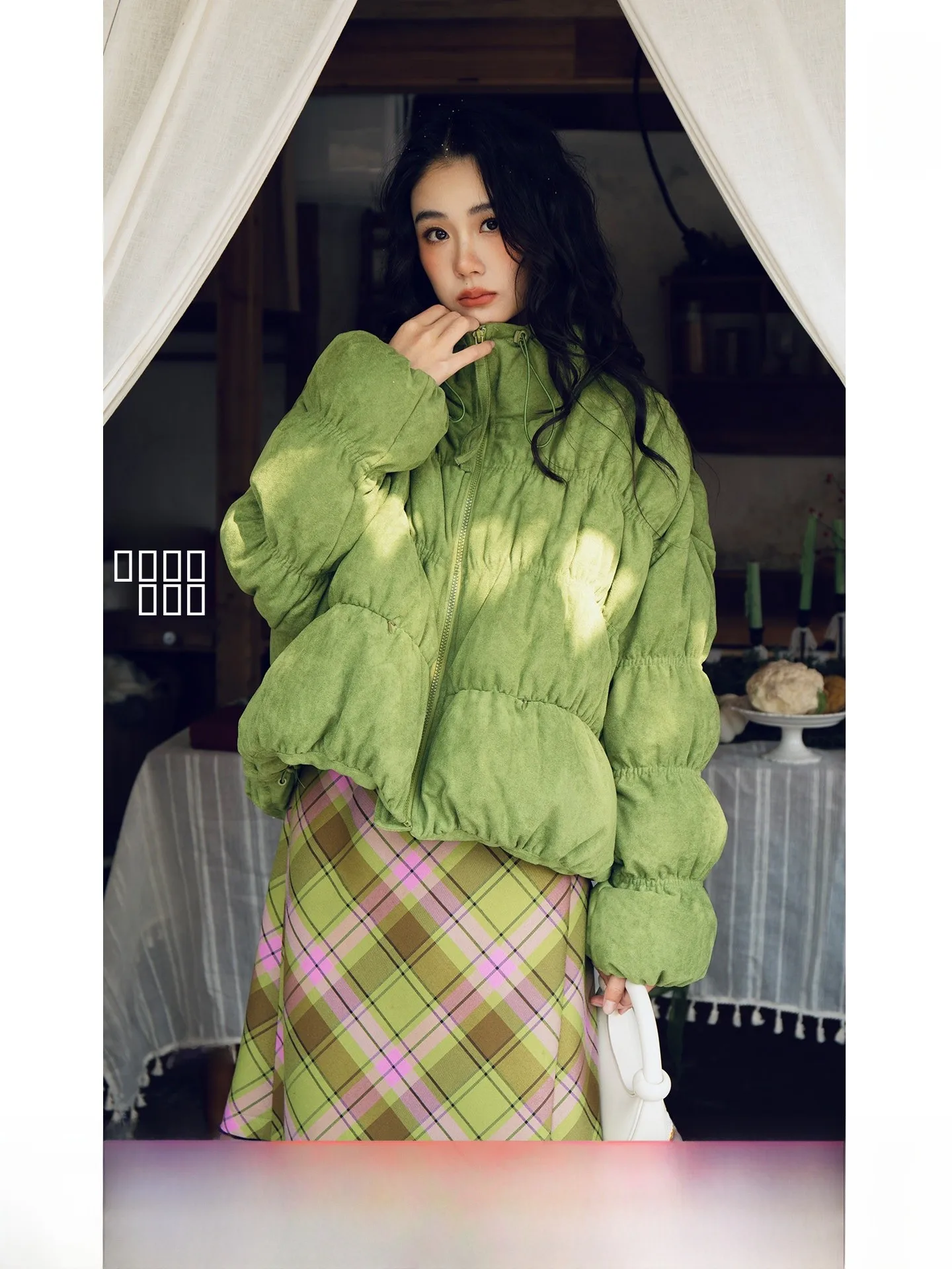 

BUD een Suede down Jaet 90 White Du down Winter Puff Bread Sle Spring eeting ort Coat Warm Thiened Long Sve