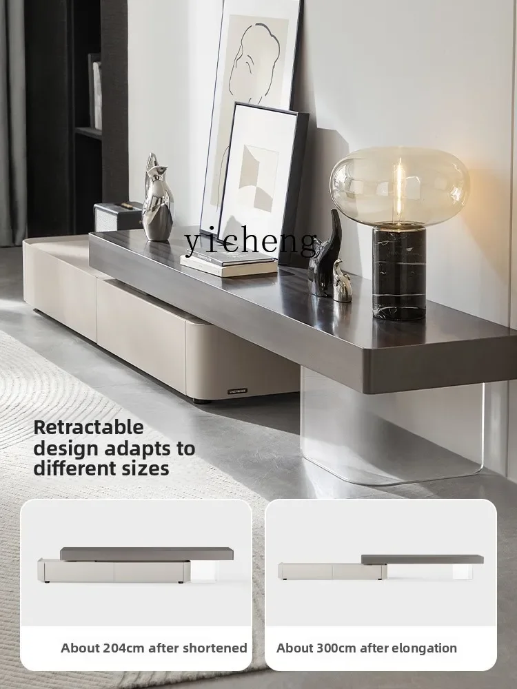 

new TV cabinet floor storage locker integrated living room household coffee table