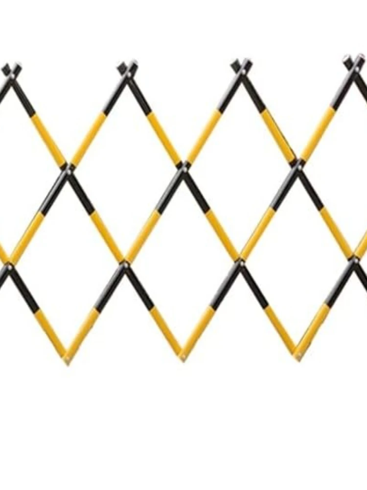 Expandable Metal Barricade, Mobile Safety Barrier Gate, Retractable Traffic Fence, Easy to Move Driveway for Work Zones