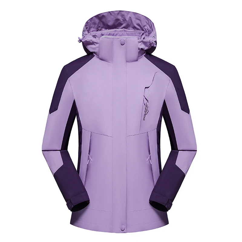 

Men's Waterproof Jacket Winter 3 in 1 Warm Parkas Men's Rain Coat Windbreaker Hooded for Outdoor Hiking Climbing Traveling