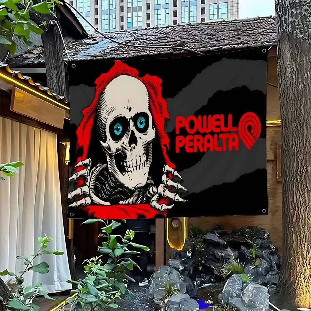 P-Powell P-Peralta Large Size Shop Art Promotion Advertising Booth Flag Hanging Banners