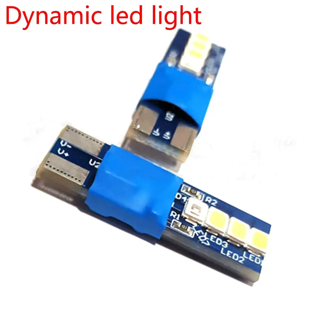 New Blue to White T10 Roof Atmosphere Lights A Touch of Blue Reading Bulbs Car Dynamic Led Light Dimmable Vehicle Lamp