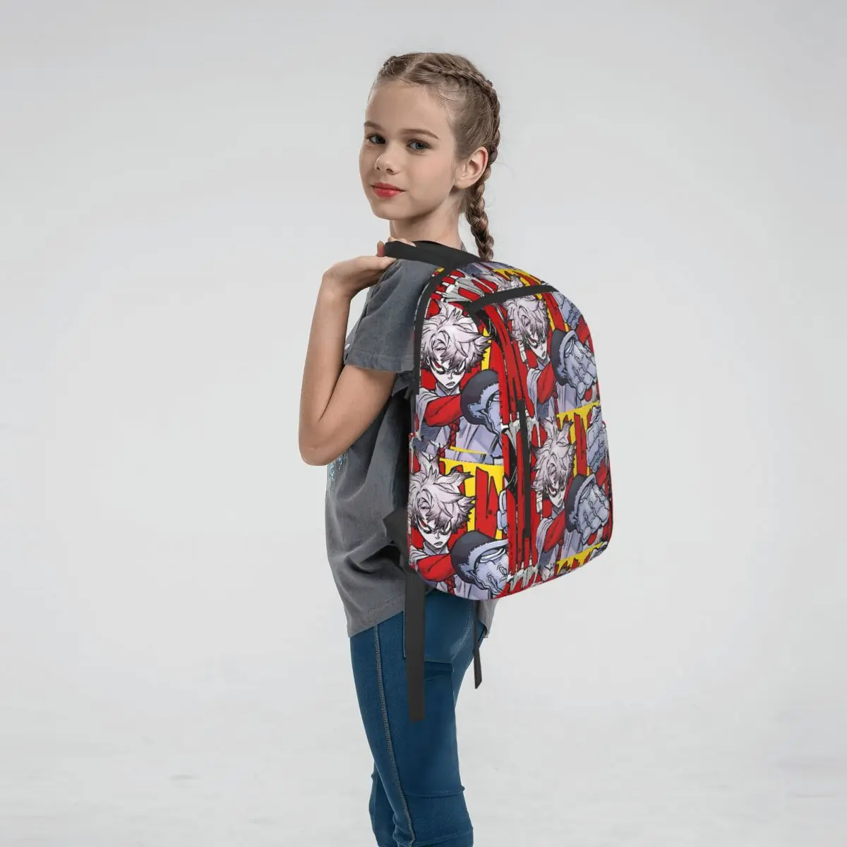 Otaku Autumn Gachiakuta Backpack Large Capacity Boys Girls BookBag School Bag Shoulder Bags for Men Women