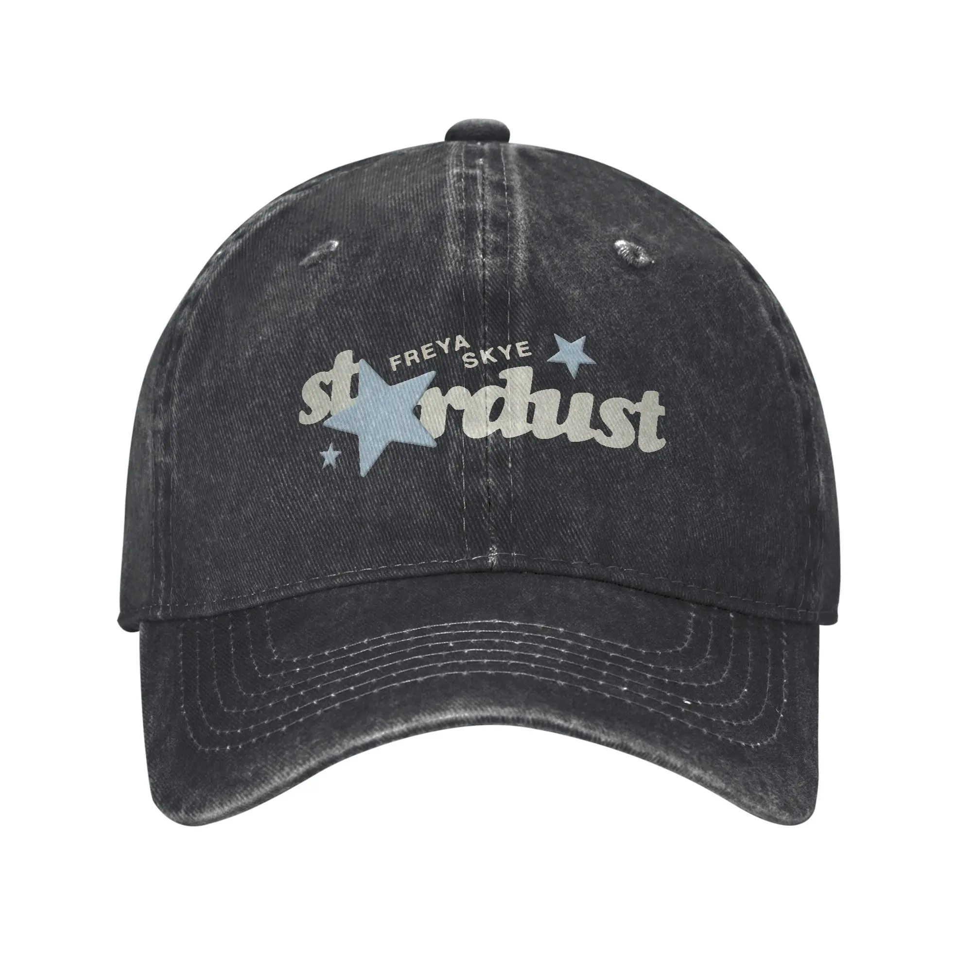 Freya Skye Stardust Soft Pop Typography  Washed Baseball Cap Sun Trucker Hat Summer Couple Women Running Hippie Baseball Caps