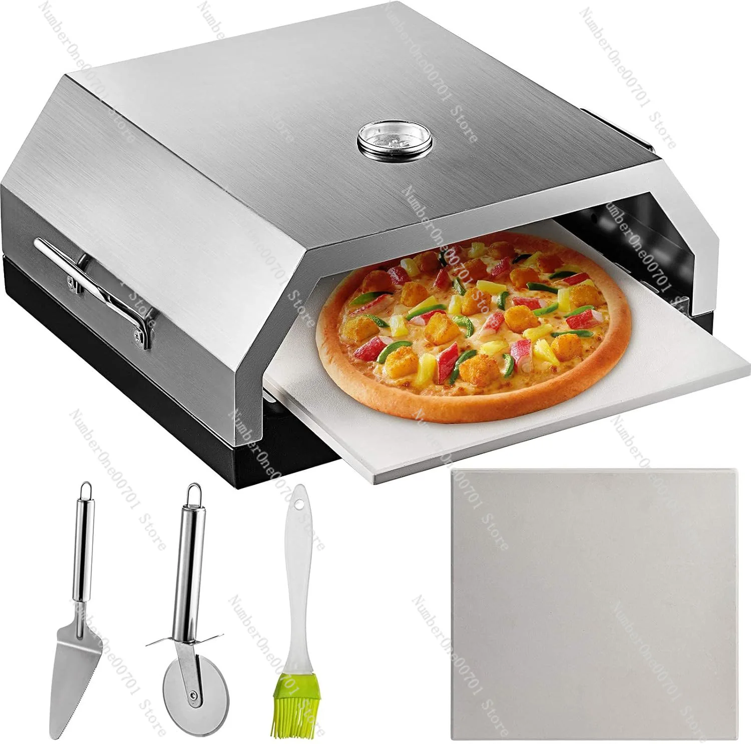 

Печь для пиццы в американском стиле, печь для пиццы из нержавеющей стали, портативный домашний уличный гриль для пиццы