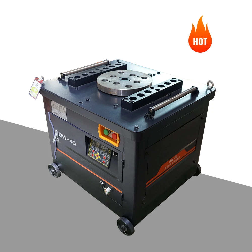 GW40 Common Carbon Steel 6-36mm Bar Bending Machine Rebar Bender