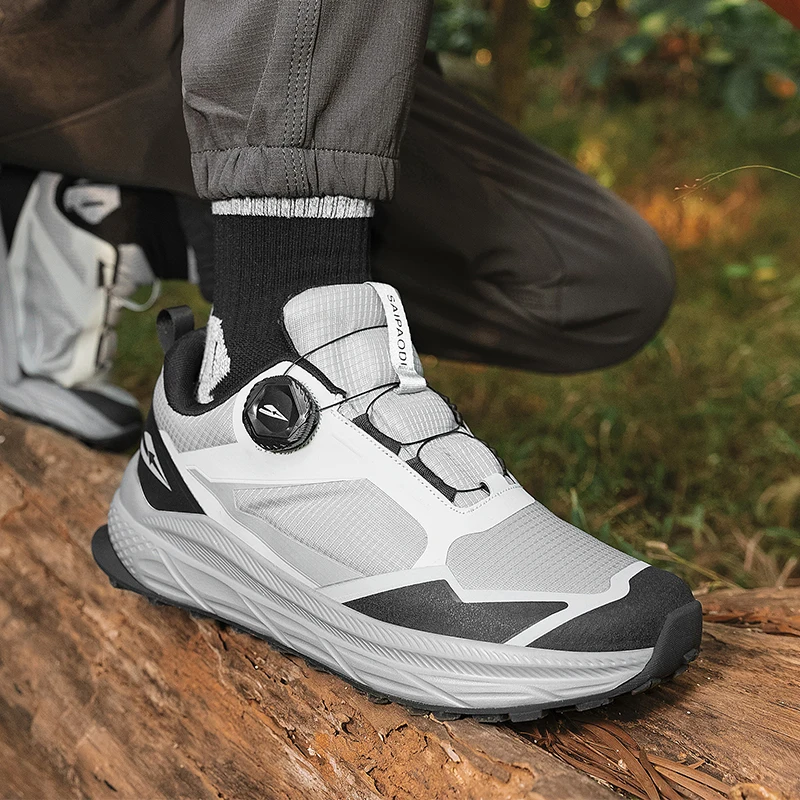 Men's Outdoor Walking Shoes Wide-Fit Walking & Jogging Unisex Slip-Resistant Comfortable Versatile Walking & Hiking Trainers