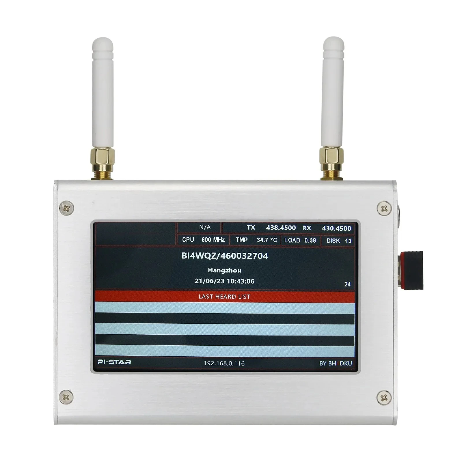 Duplex MMDVM Hotspot with 4.3