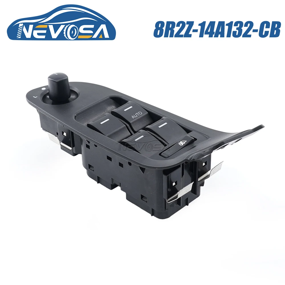 

NEVOSA 8R2Z-14A132-CB For Ford Falcon FG Series Sedan Master Window Lifter Control Switch Button Car Accessories 8R2Z14A132CB