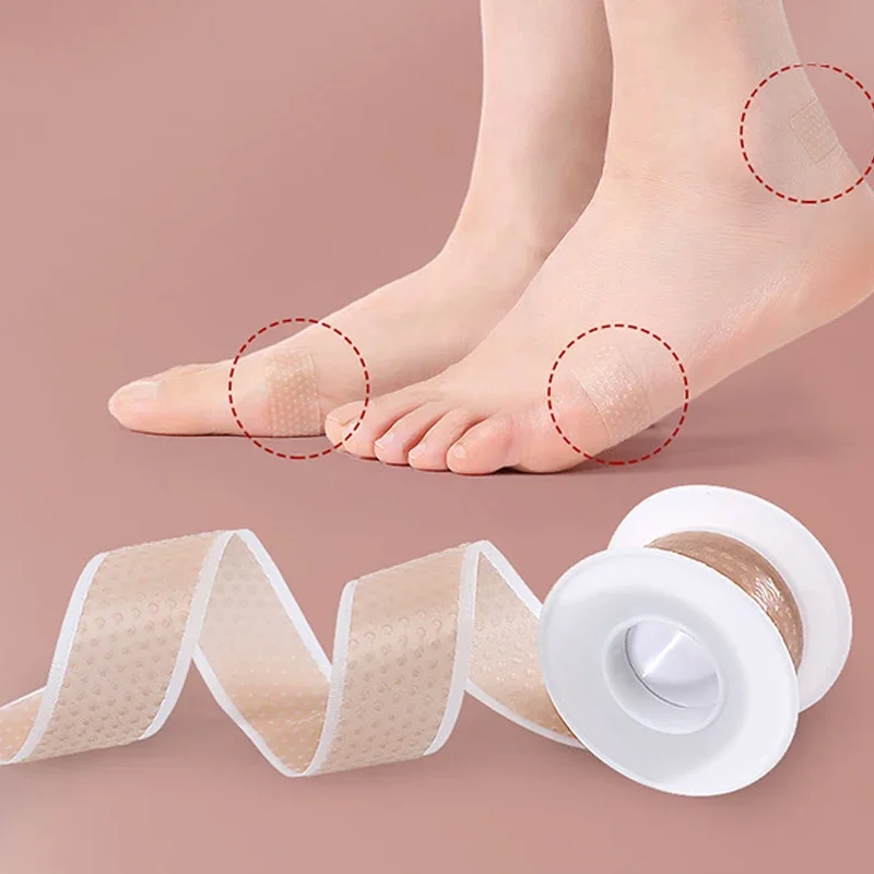 Patchs de protection de talon en gel pour les pieds, coussinets adhésifs pour ampoules, autocollants pour chaussures de talon, coussin de soin des pieds, l'offre elles intérieures d'insertion, 100cm