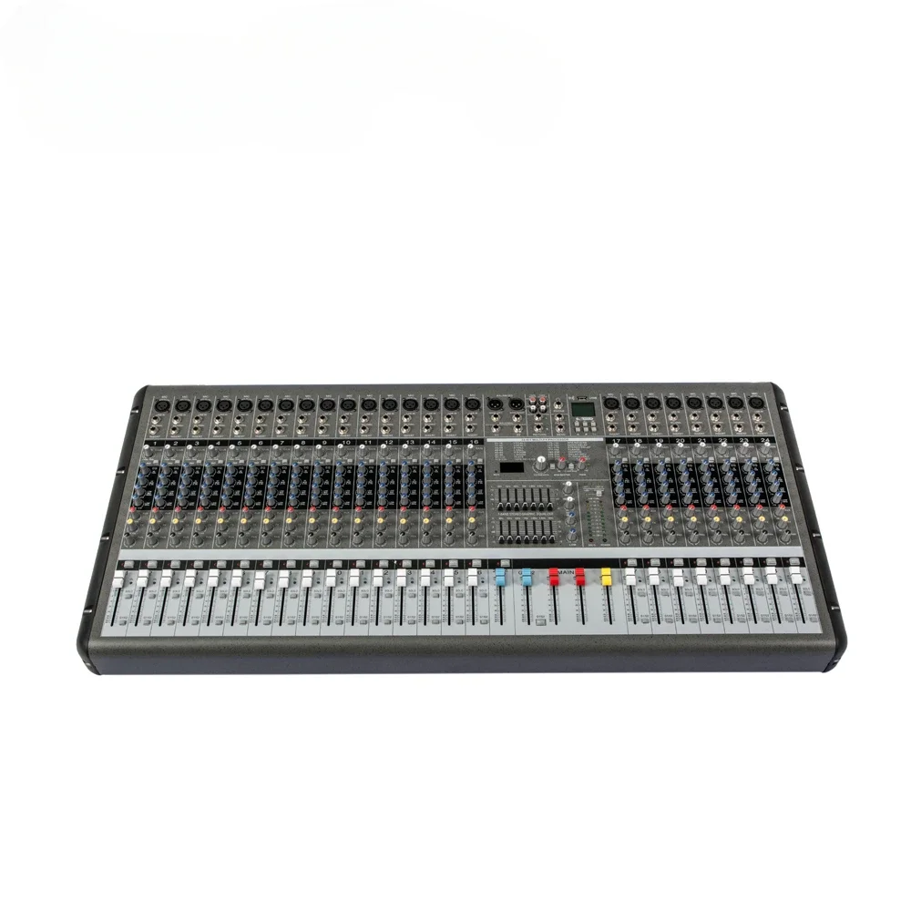 Professionele Audio Mixer Elm PMR-2460 Beste Dj Mixer Professionele Digitale Echo Mixer Versterker Usb Interface Controller