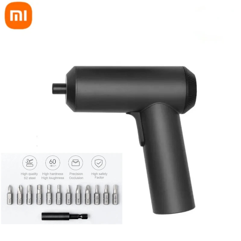 

Xiaomi Mijia Electric Screwdriver 3.6V 2000mAh 5N.M Torque Electric Screwdriver Household With 12Pcs S2 Screw Bits Mi Home Tool