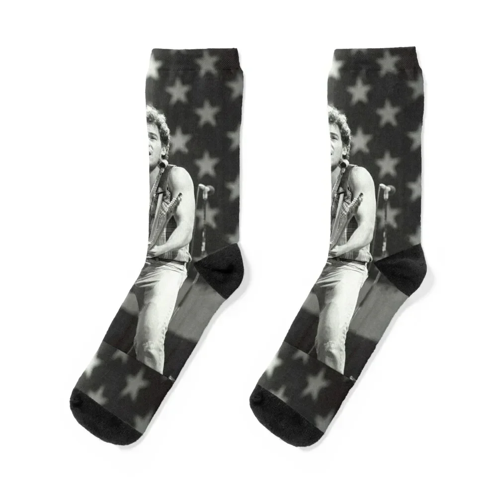 

bestsinger brucespringsteengreat Socks sports stockings hip hop Men's floral Socks For Man Women's