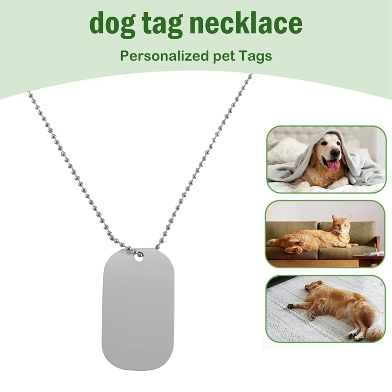 31Pcs Sublimation Blank Aluminum White Sublimation Stamping Tag Pendants Double Sided Blank Stamping Metal Tags Dog Tags