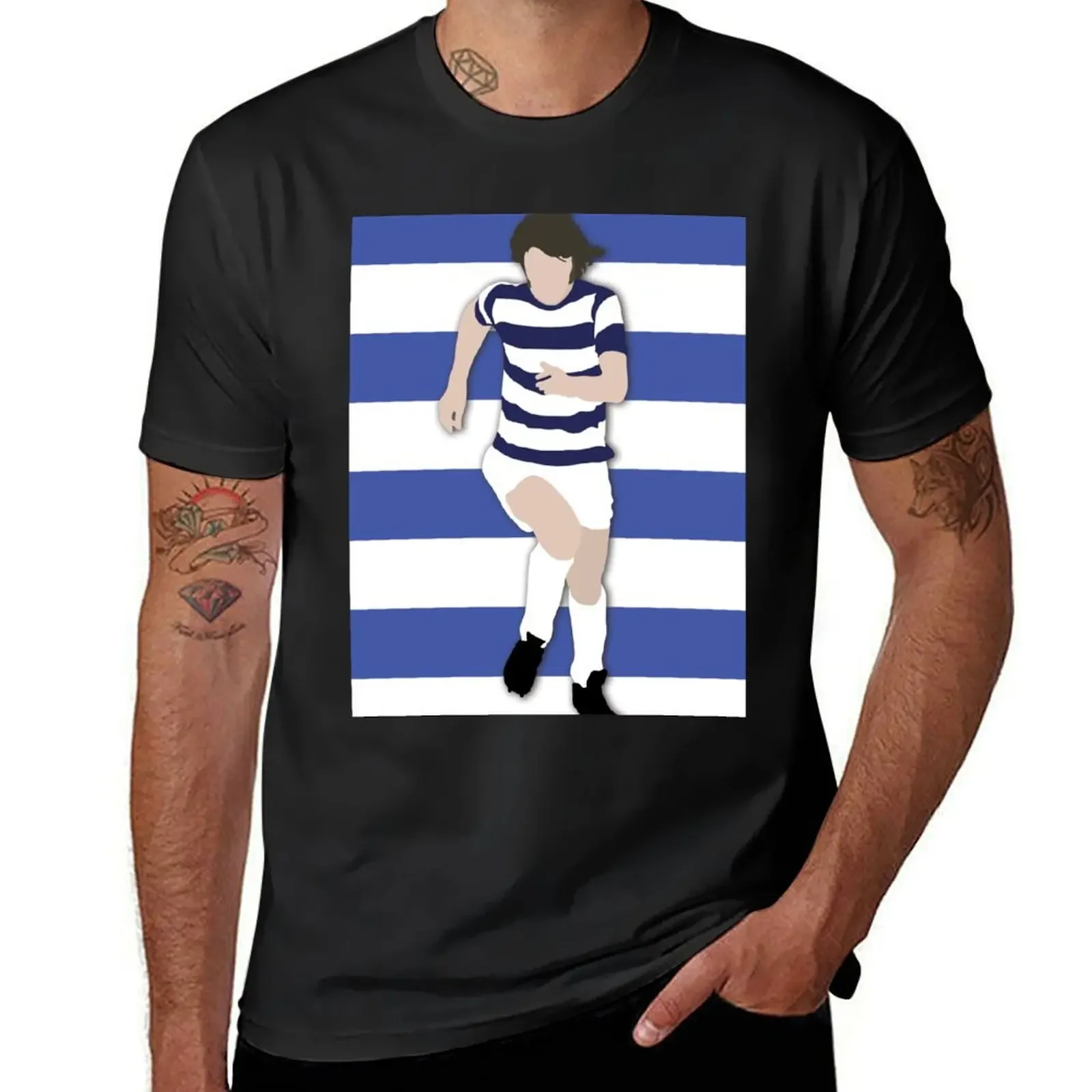 

Футболка стан Боулз-QPR для мальчиков, Мужская футболка с животным принтом, мужские футболки