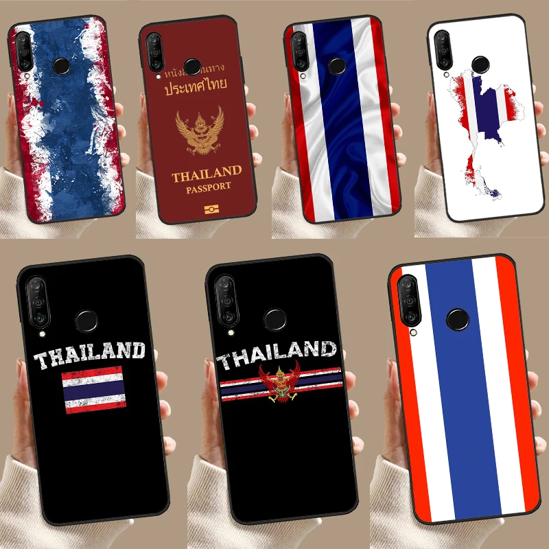 Thailand Flag Map Case For Huawei Nova Y61 Y91 Y60 Y70 Y90 10 9 SE 11i 8i 7i 3i P20 P40 Lite P30 Pro Cover