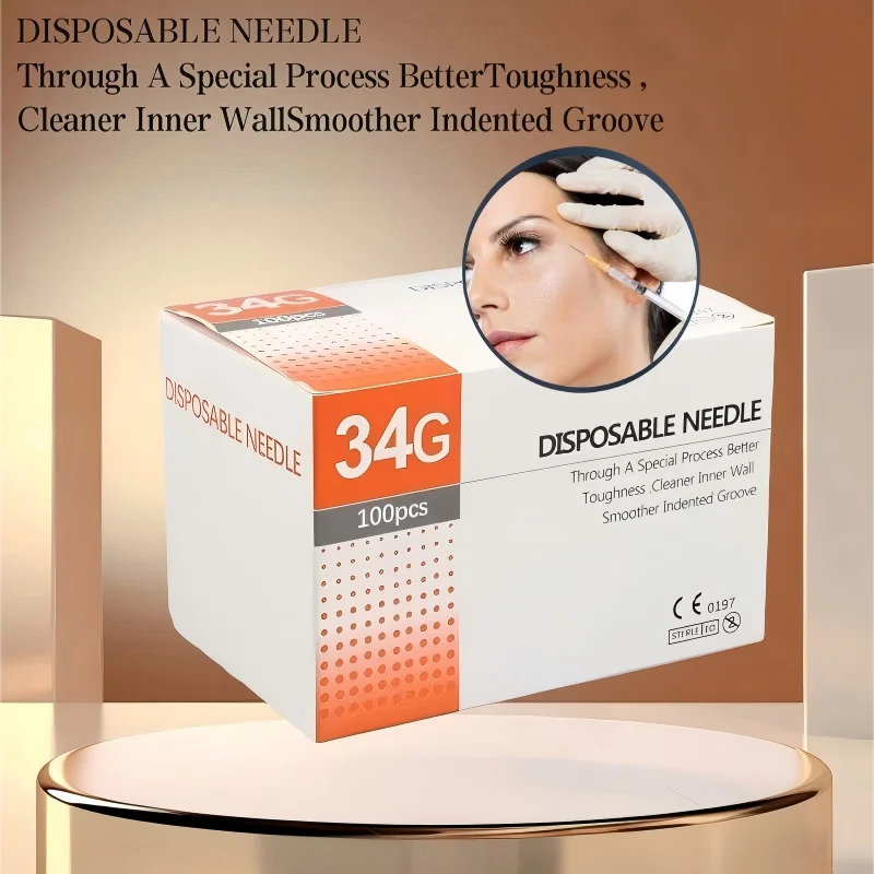 

Стандартный тонкий инструмент 30G34G, размер 4 мм, 13 мм, 25 мм, 38 мм, сверхтонкая маленькая безболезненная игла, инструмент для демонстрации век