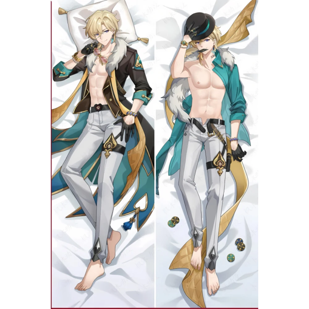 Dakimakura Anime Aventurine Kakavasha Double-sided Print Life-size Body Pillows Cover Honkai: Star Rail Adult Pillowcase