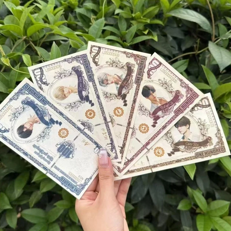 5Pcs/Set Souvenir Love and Deepspace Card Xavier Zayne Rafayel ralayo Sylus Caleb  Cosplay Rounded Corners LOMO Card Postcard