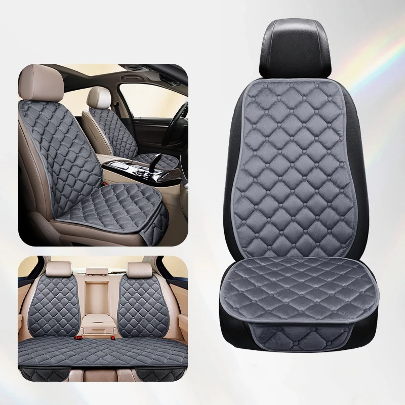 7pcs Set Quilted Seat Covers From General Motors, Plush Cushions for Car Seats, Protective Covers Auto Interior Accessories