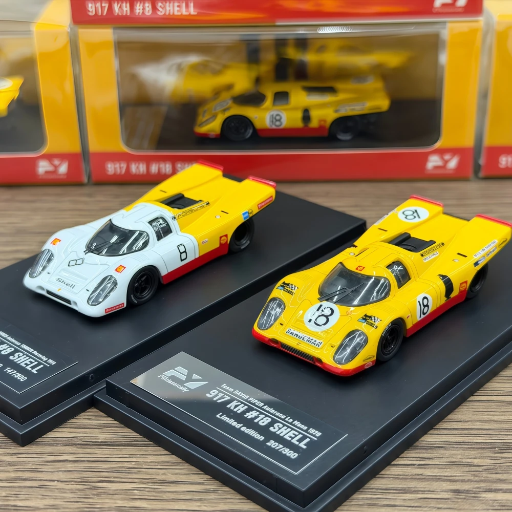 Findclassically 1:64 917 KH # 8 # Modelo de Coche de Metal Fundido a Presión de 18 Piezas