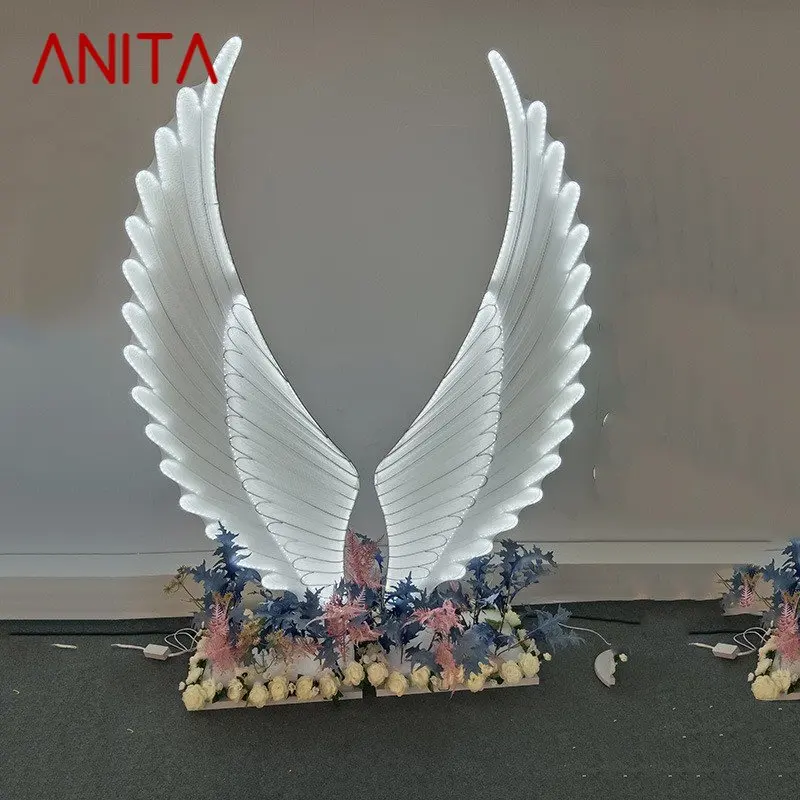 ANITA Modern LED Light para o Partido Stage ShiningRoad Chumbo WAngel Wing Dedding Decoração Lâmpada