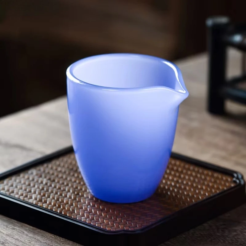 Emperor Purple Jade Porcelain Fair Cup - Harmony Chinese Cup Chahai Large Capacity Tea Dispenser Glazed Stone Justice Cup