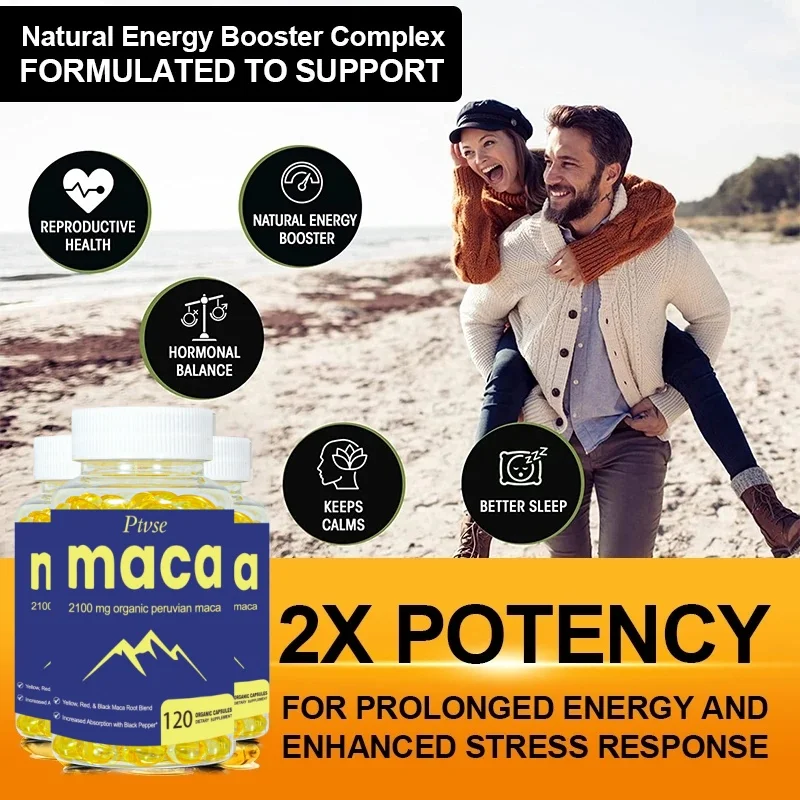 Maca Capsules พลังงานจากธรรมชาติและการสนับสนุนความอดทน อาหารเสริมเพื่อพลัง เพิ่มเวลาในการฝึกอบรมและความเข้มข้น