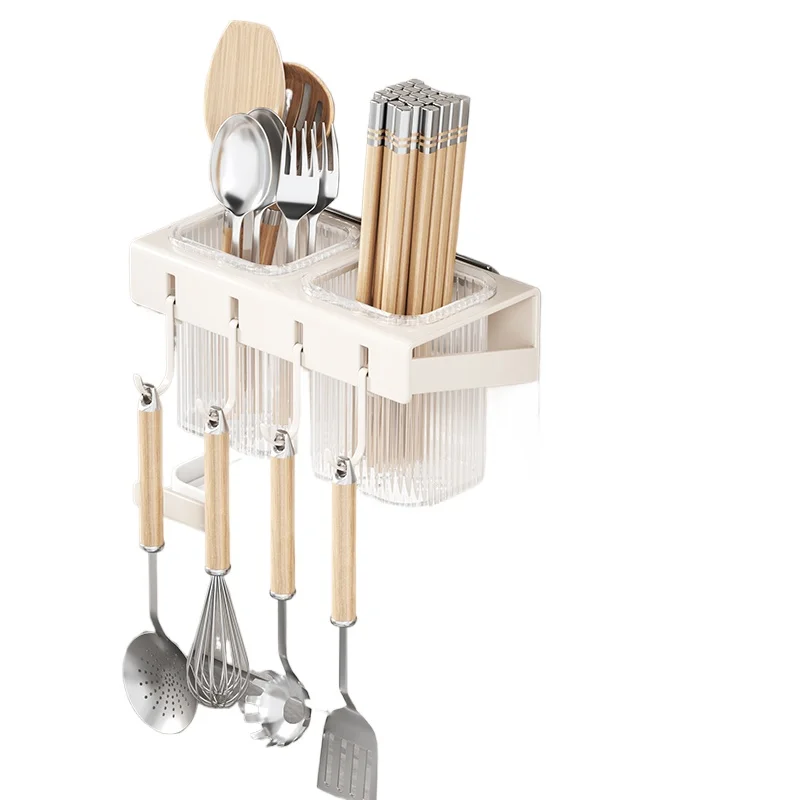 kitchen-chopstick-cartridge-non-punching-hook-rag-rack-wall-mounted-spoon-storage-rack