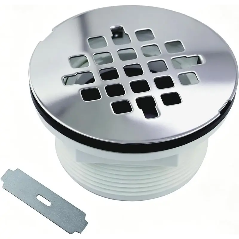 DT17 No Caulk Shower Drain, 2
