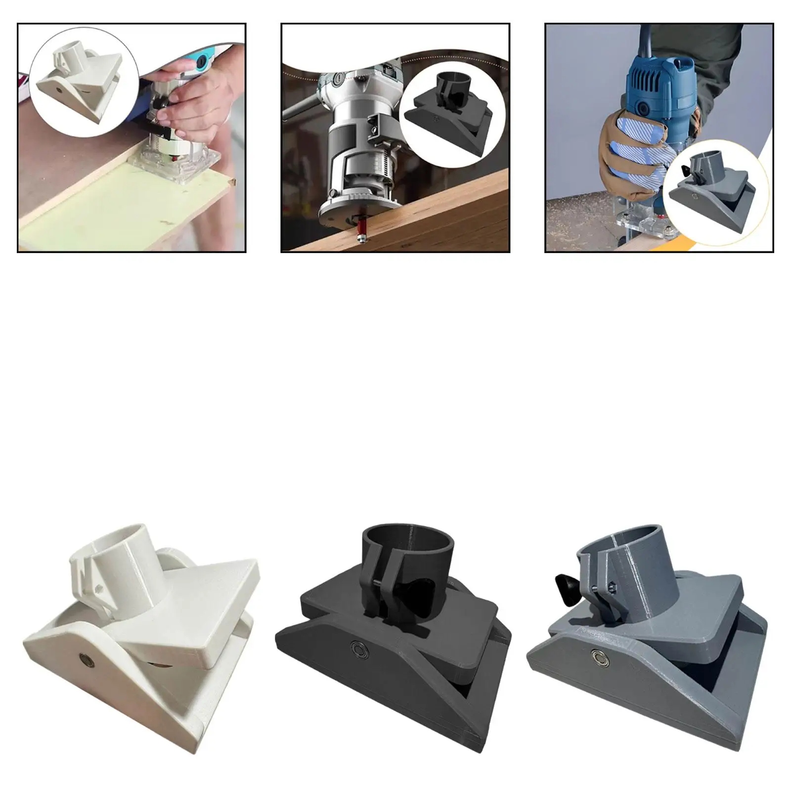 Templates for Wood Router Handheld Edge Trimming Wavy Grain Guide for 65mm Woodworking Tools Professional