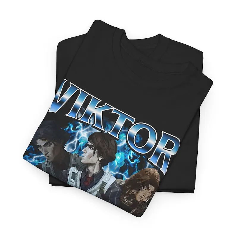 Viktor Arcane T-Shirt Unisex Vintage Streetwear Shirt Anime Apparel fanmerch Merchandise Fan gift