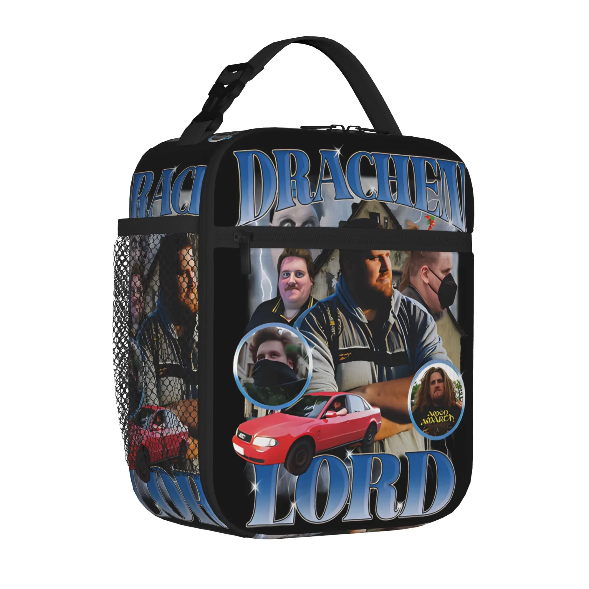 Drachenlord Poster Rainer Winkler Handheld Thermal Cooler Bag Superstar Reusable Insulated Lunch Bags Trendy Container Box Work