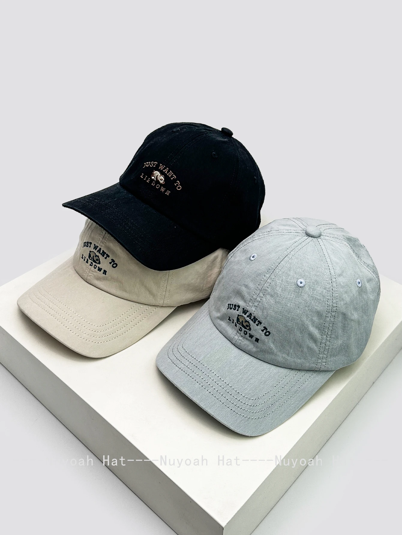 

Spring and summer new embroidered letters baseball hat men and women couples street travel cap