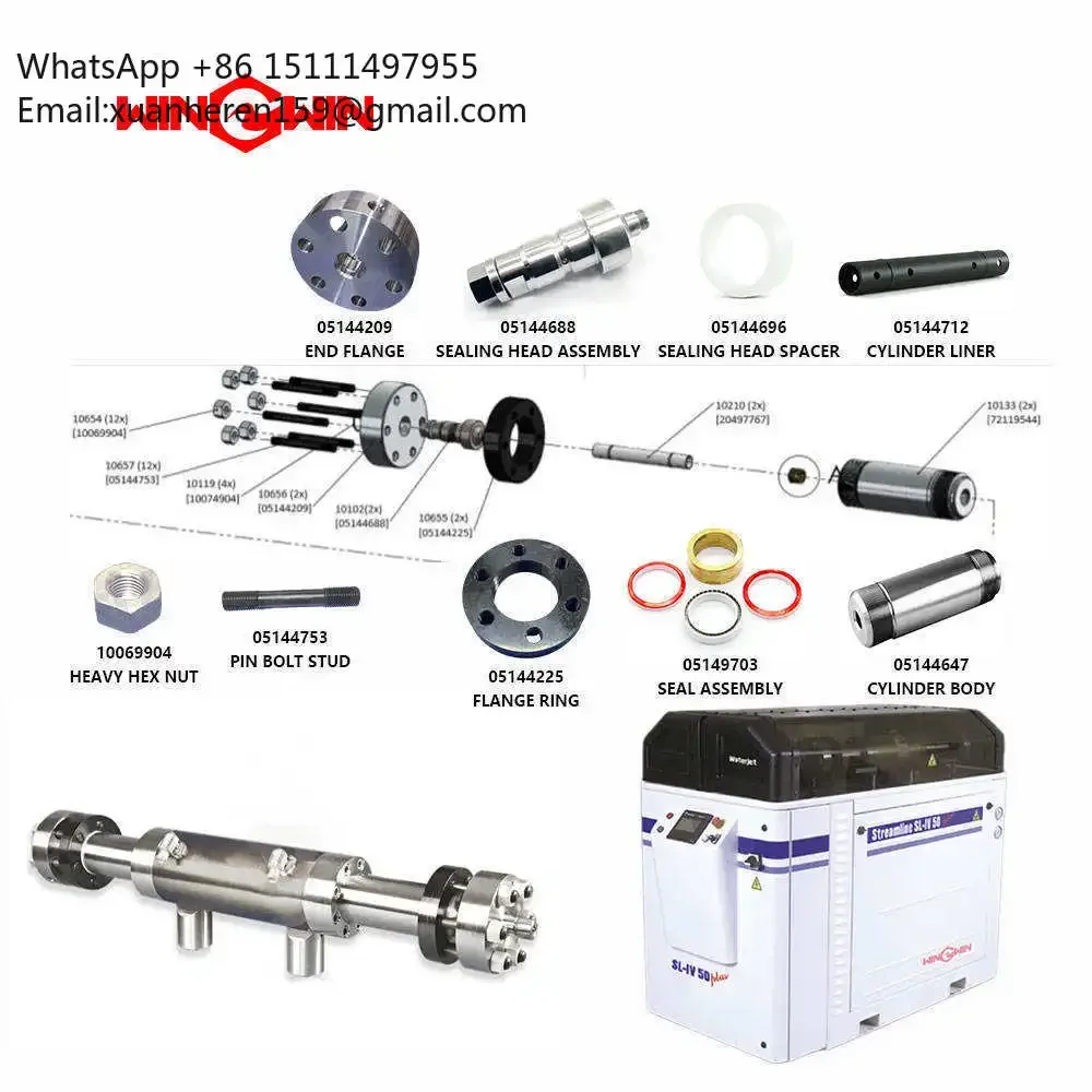 Waterjet Pump Seal Positioning Tool 05067350 Waterjet Tools Cylinder Wrench 05066139 PLUNGER REMOVAL TOOL  20477460