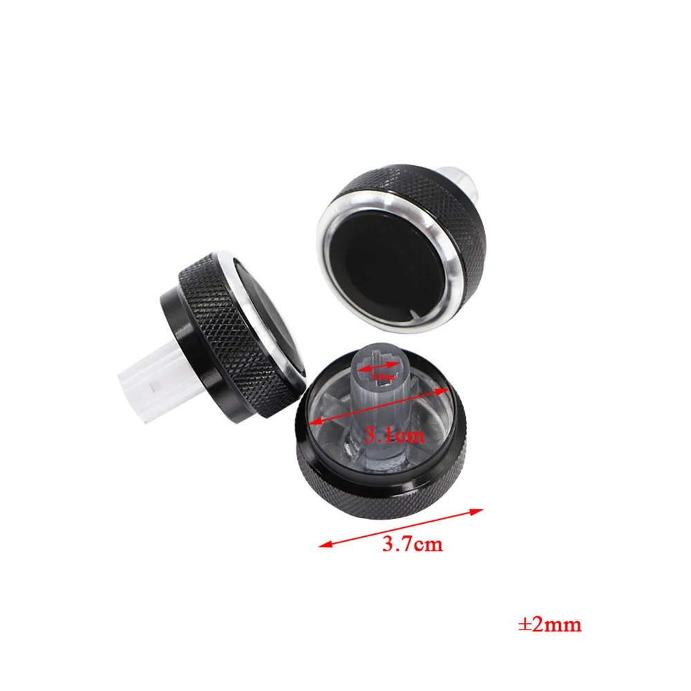 Aluminum Alloy 3PcsSet Fit for Nissan Qashqai 2012 Air Conditioning Knob AC Knob Heat Control Switch Button Knob Car Styling