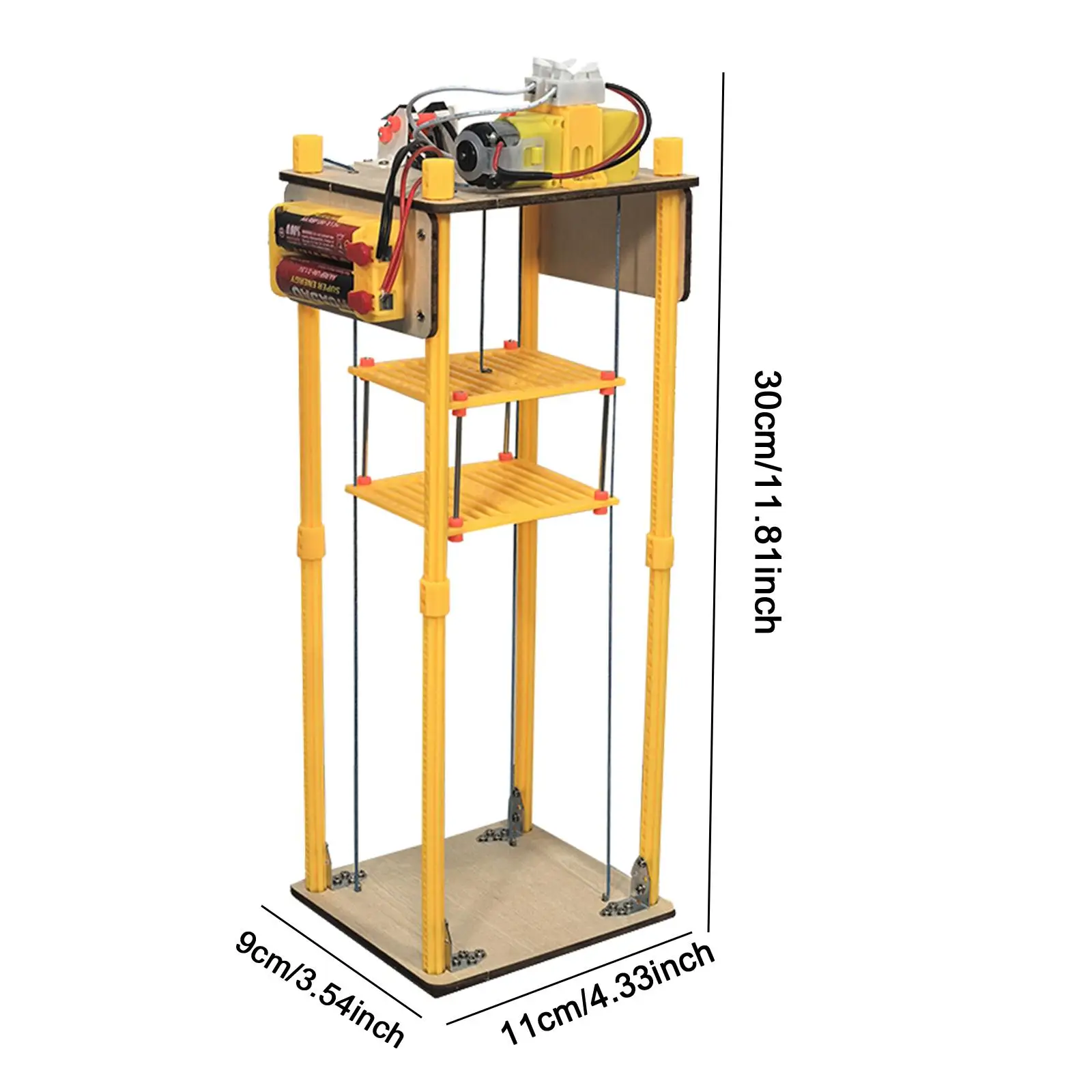 Modello di ascensore elettrico fai-da-te Ascensore elettrico Regali di festa fai-da-te Sviluppa esperimento scientifico giocattolo per lo sviluppo del giocattolo