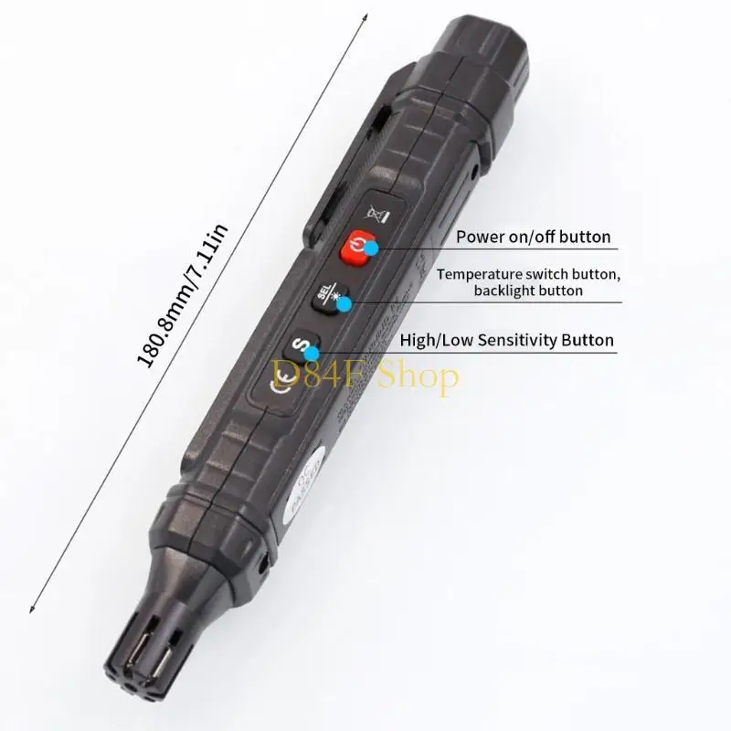 

D84F Natural Gas Leak Detectors Combustible Gas Leak Detectors with Audible Visual Alarm Gas Sniffer to Locate Methane