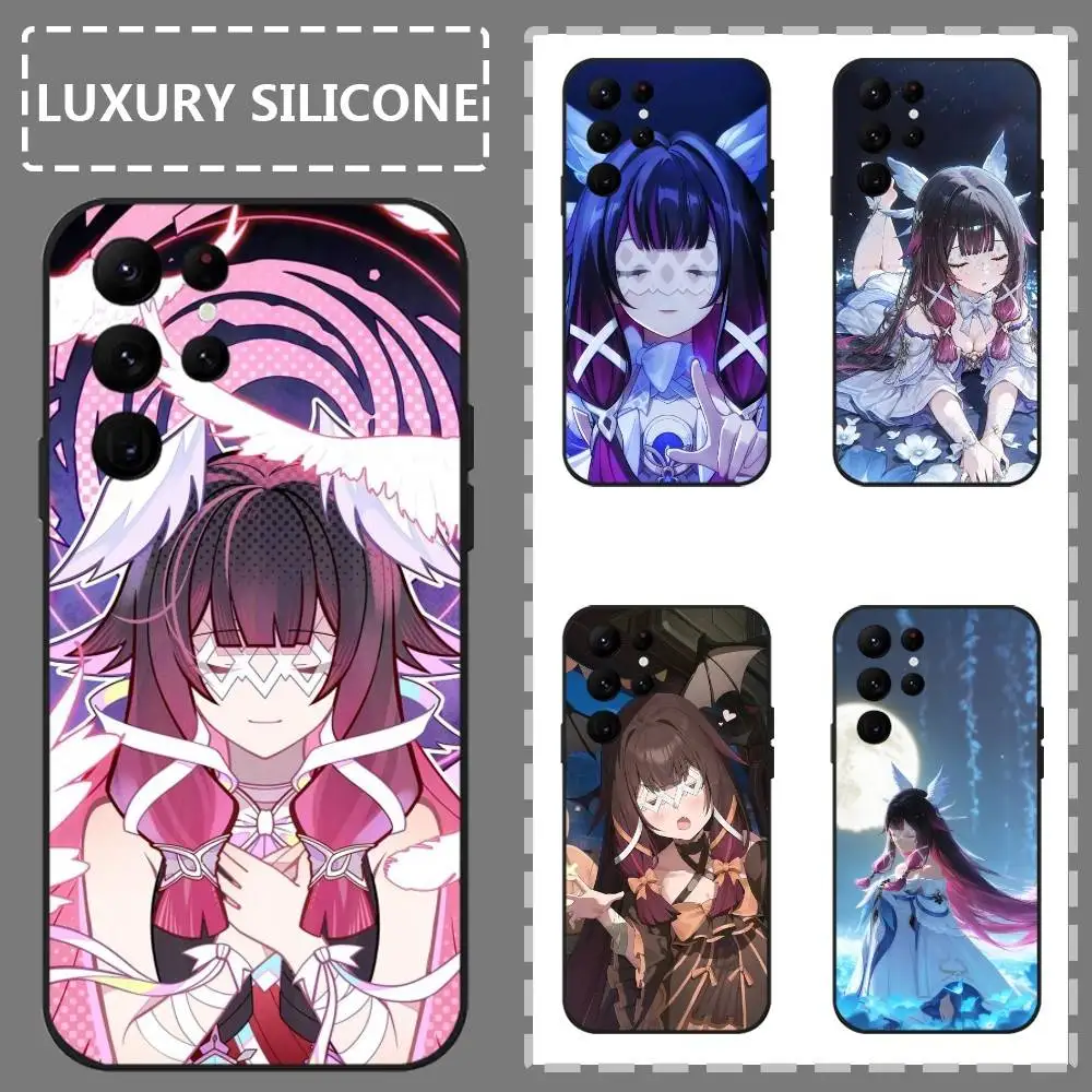 

C-Columbina Cute Phone Case For Samsung Galaxy S25 S24 S22 S23 Ultra S21 S20 Plus 5G Frosted Non-Slip Full Soft Case