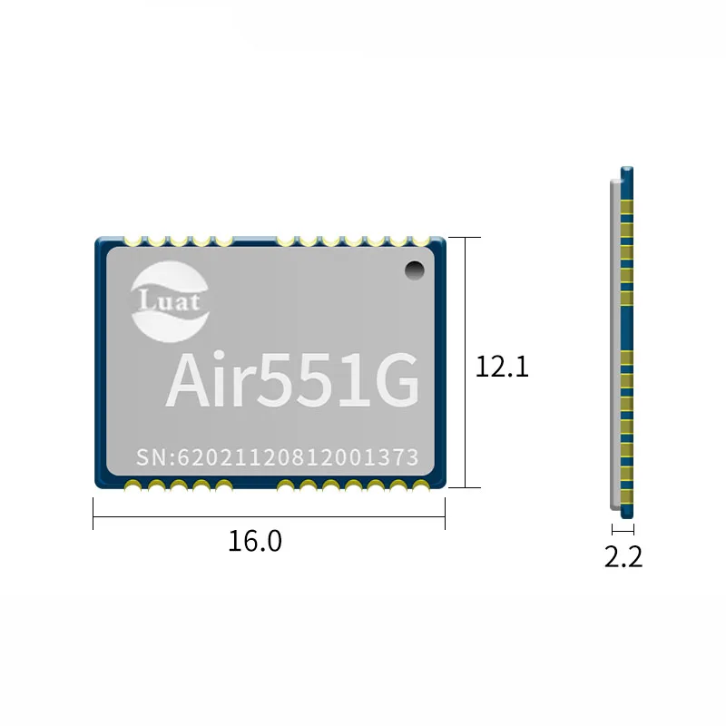 Air551G Beidou GPS positioning module L1/L5 dual-frequency multi-mode sub-meter high-precision low power GNSS module