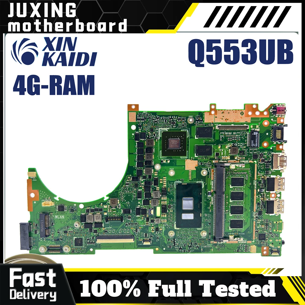 

Q553UB для ASUS VivoBook 15 Q553 S551L Q553UB материнская плата i3 i5 i7 процессор 100% протестированная материнская плата для ноутбука