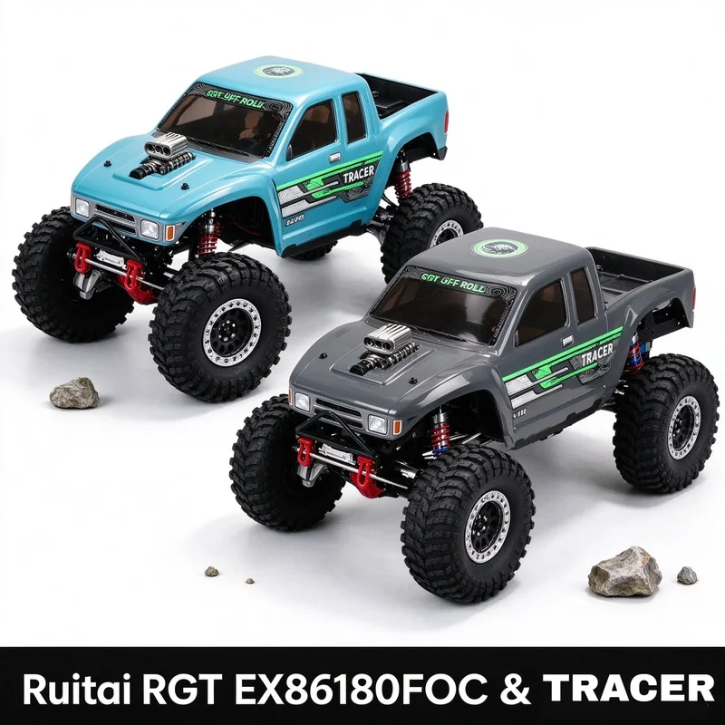 Rgt Remote Control Rock Crawler Ex86180foc 1/10 Scale Four Wheel Steering Portal Axle Electric Off Road For Adult Hobbyists