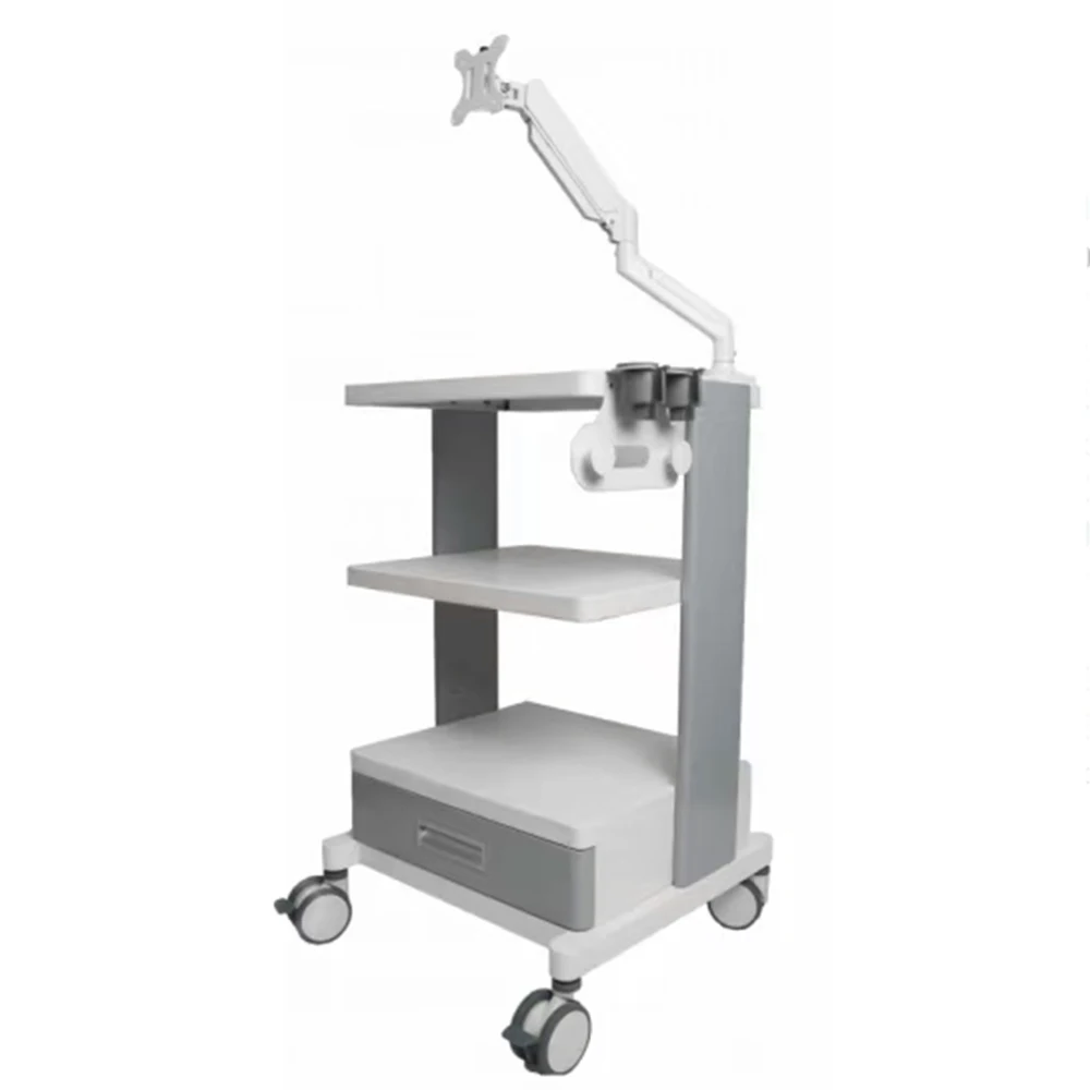

SNUKE LN-801 Tower System Cart Four Shelf Endoscopy Trolley for Endoscopic Endoscopic Cart