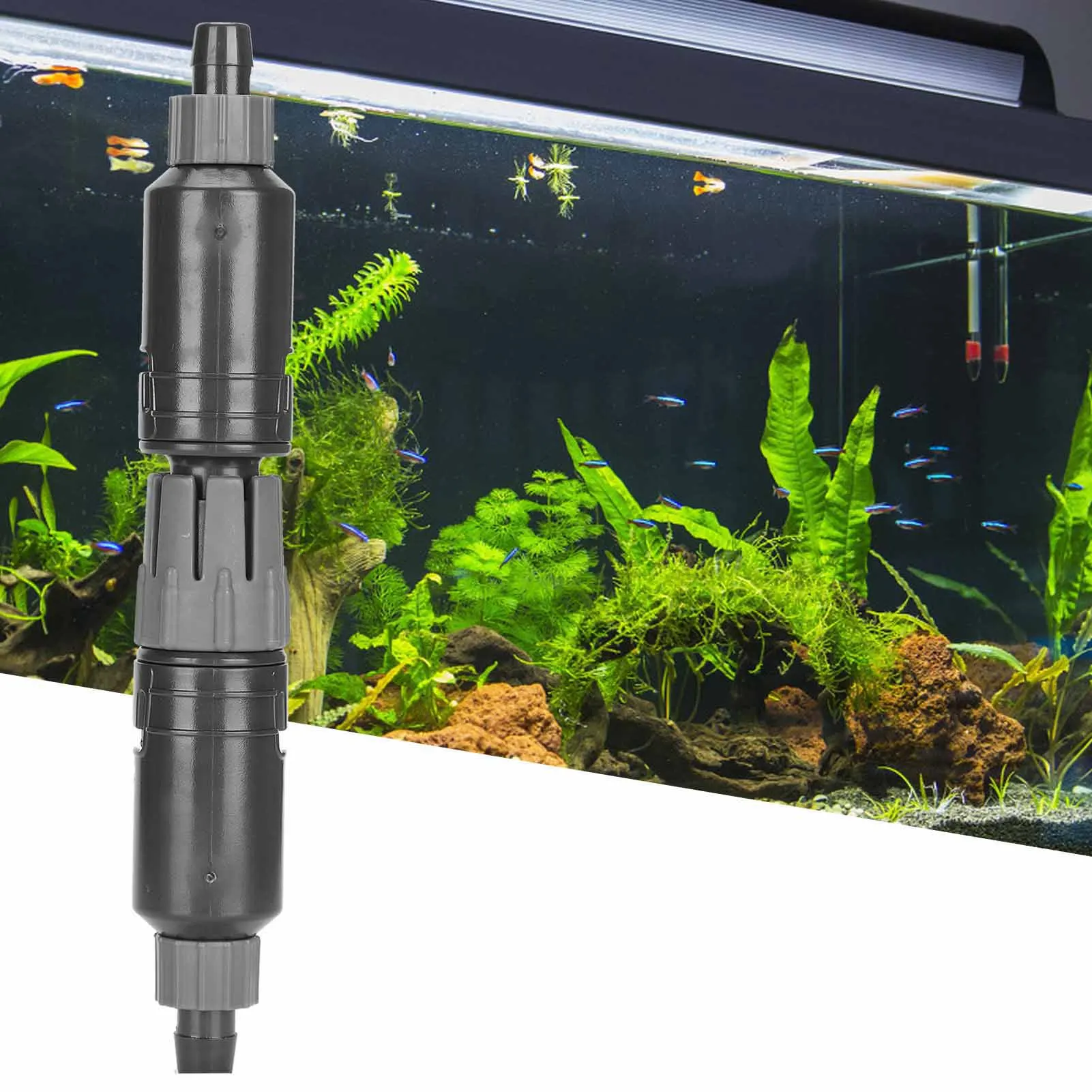 Aquarium Water Control Valve Fish Tank Hose Pipe Quick Release Double Tap ConnectorK-12/16mm 16/22mm