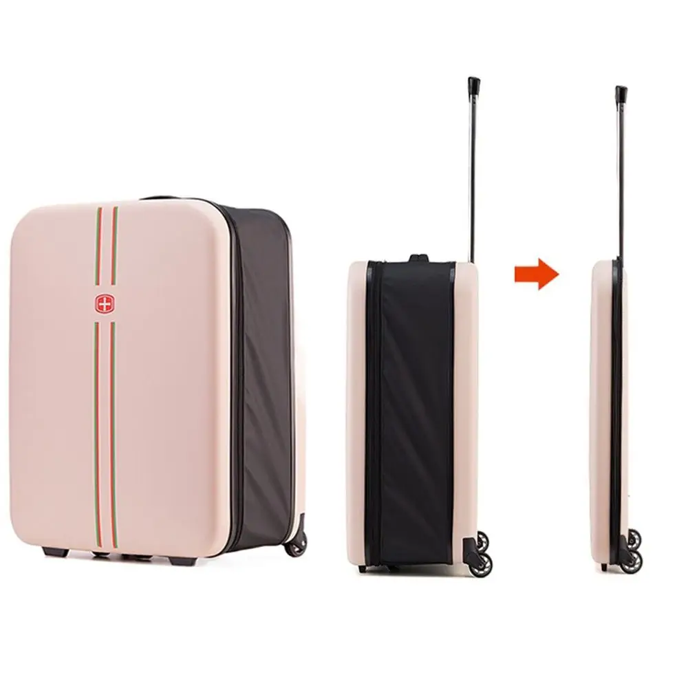 Lightweight Folding Suitcase Portable Large-capacity Collapsible Luggage Case Silent Wheel Waterproof Travel Luggage Travel