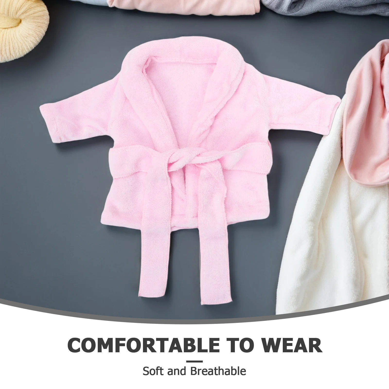 Roupão de banho para bebês, algodão puro, macio, recém-nascido, 0-1 meses, secagem rápida, durável, roupas fotográficas para crianças, rosa, infantil