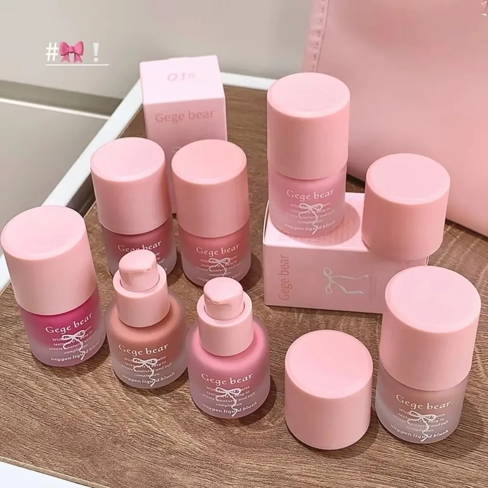 Fard à joues liquide à lumière naturelle, effet éclaircissant longue durée, imperméable, pour appliquer le Rouge du visage, toutes les couleurs de peau